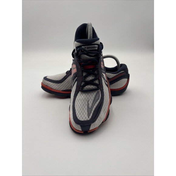 (967) Brooks Pure Connect 3 Shoes Womens 9 Sneaker Blue Orange Running Active - Picture 2 of 9